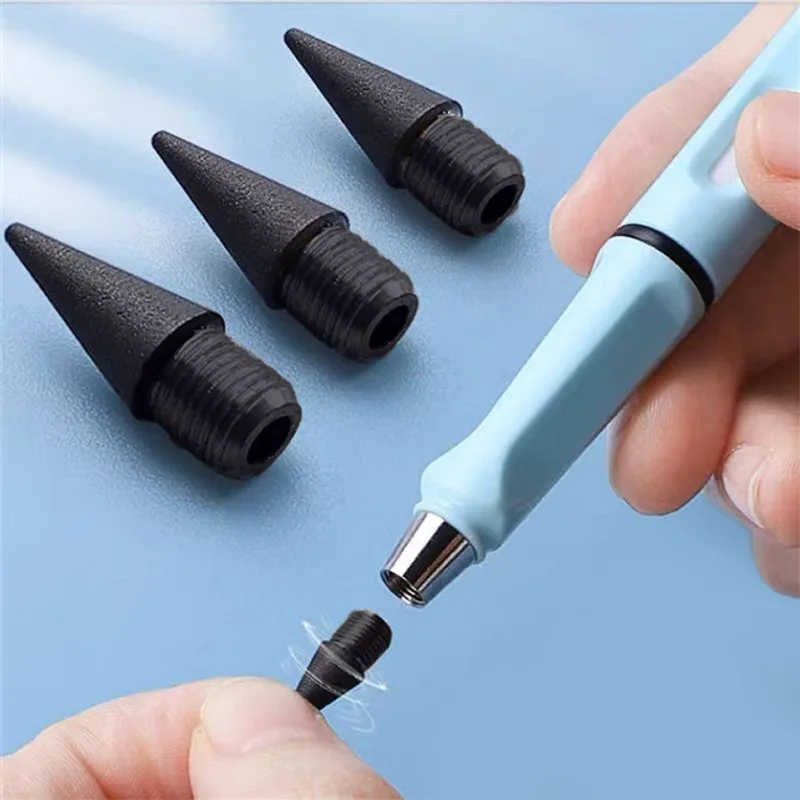 Durable No-Sharpening Pencil with Replaceable Tip