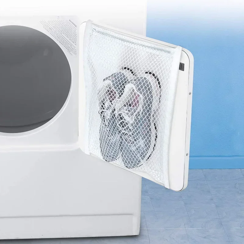 Sneaker Dryering & Washing Machine Bag, Dryer for Shoes - Elastic Strap Adjuster for Most Dryers Machines Door in Laundry Room 3