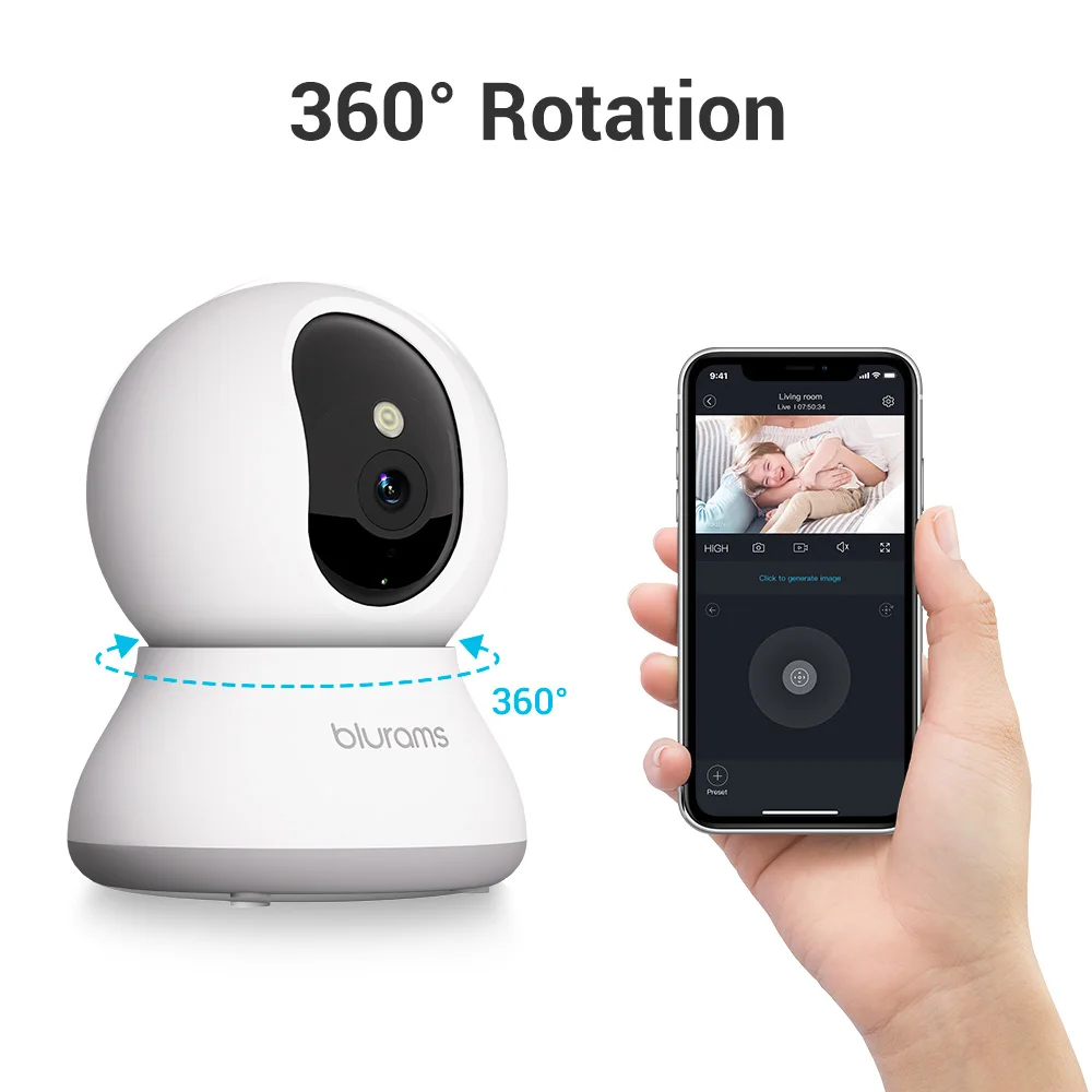 2K Indoor Home Security Cameras 3