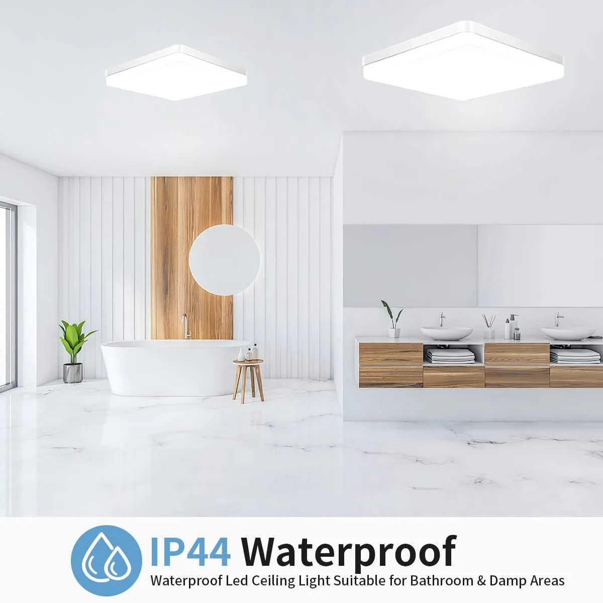 Description Picture 6 of itemSquare Led ceiling lamp bedroom lighting Neutral white cold white warm white 48W 36W 24W 18W led ceiling light room