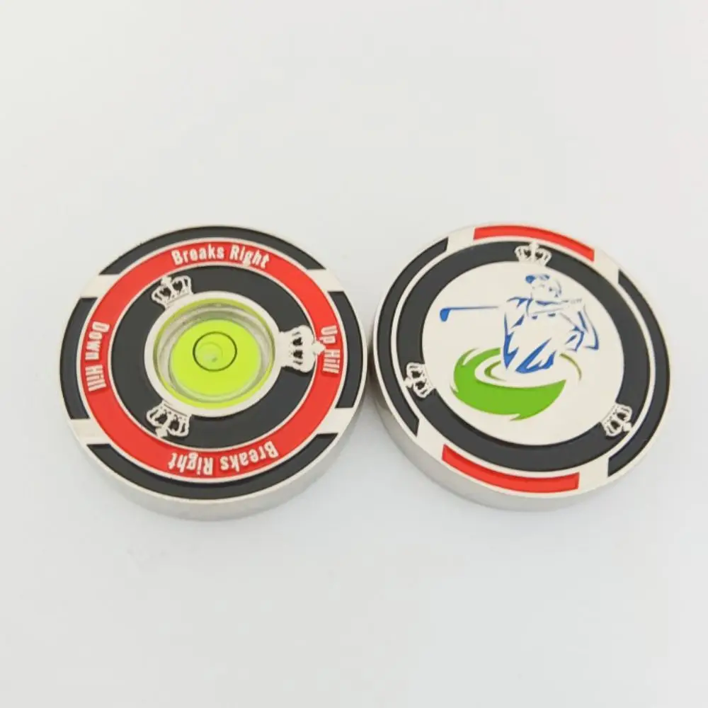 Golf Hat Clip Golf Ball Marker Green Reader High Precision Golf Slope Putting Level Meter Reading Aids Golf Accessories Supplies