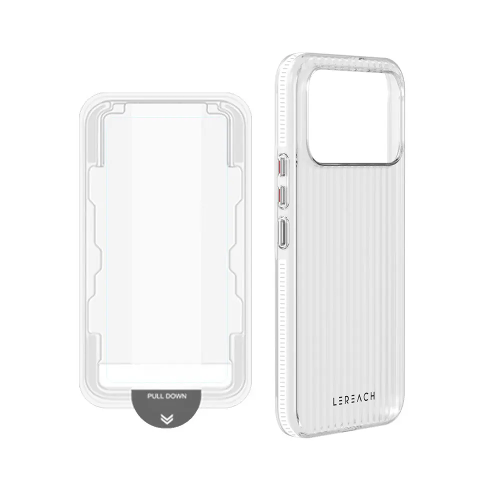 LeReach ICICLE Transparent Protective Case - Durable PC Hard Cover