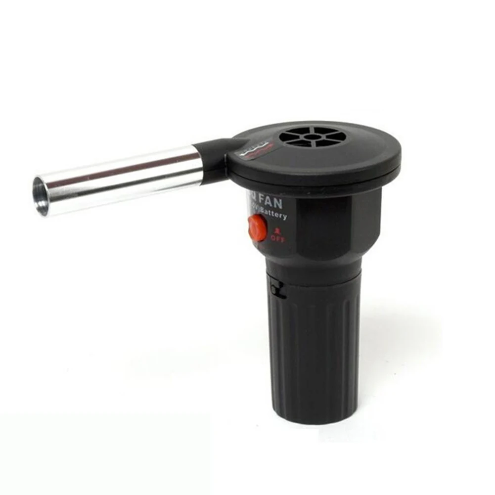 

Catch Fire Compact D Type Battery BBQ Fan Barbecue Burn BBQ Fan Electric Portable Barbecue Battery Power Supply Burn