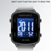 NAVIFORCE Sport Fashion LCD Date Display Steel Strap Electronic Wristwatch Waterproof Digital Watches for Women Relogio Feminino