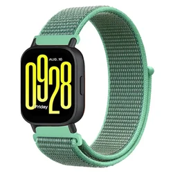 Breathable Adjustable Nylon Loop Band - 22mm Watch Strap Bracelet Accessory for other 20mm (Spearmint)