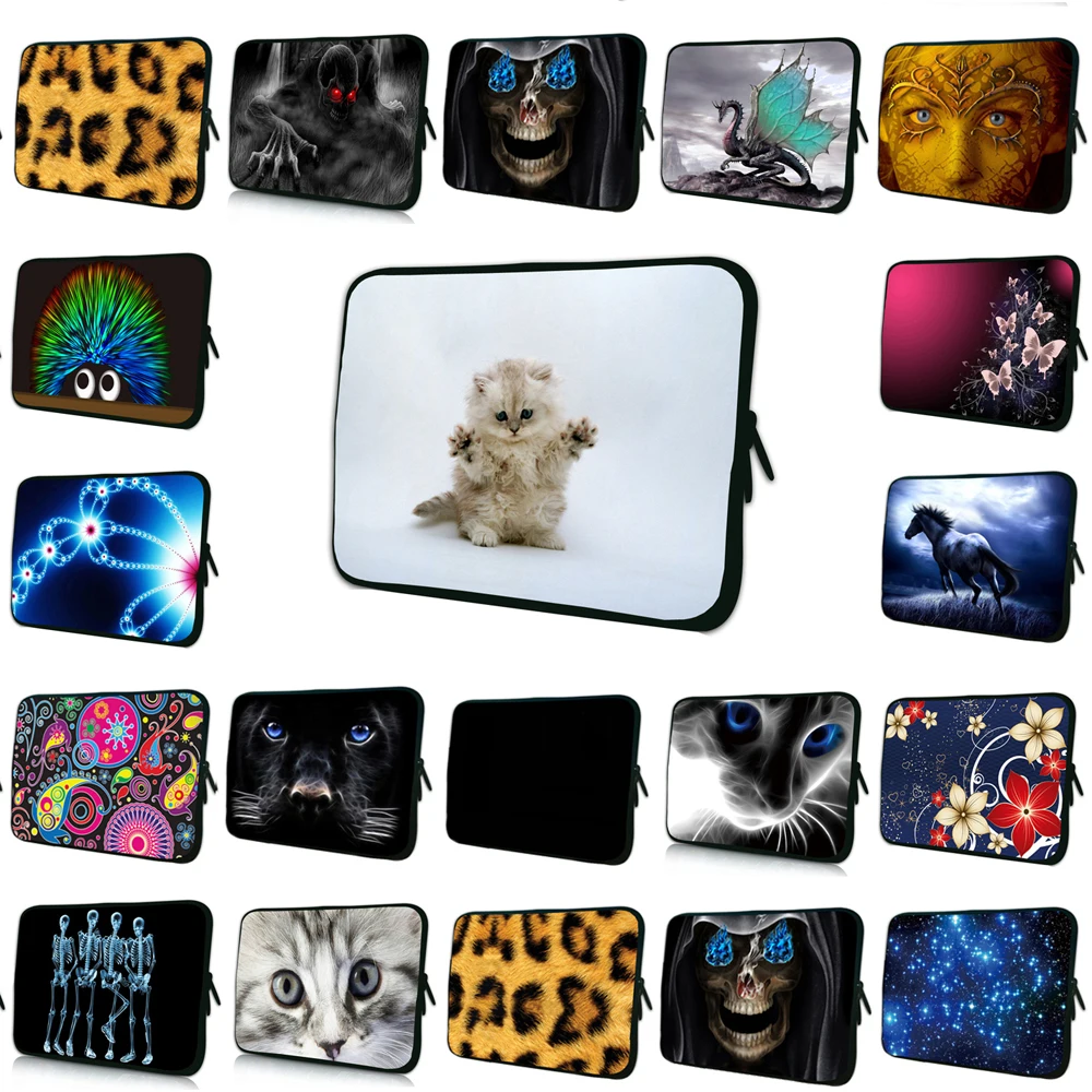 7 "Unisex Zipper Tablet Netbook Custodie Interne Per Apple Ipad Mini Xiaomi Mipad 12 7.9 7.7 8.1 Nylon Liner Pouch Bags Per Samsung