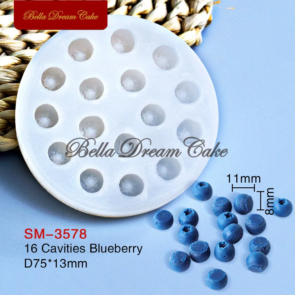 6 Stampi In Silicone 3D Per Candele E Dolci – Forme Di Fragola, Macaron, Gelso E Mirtillo, Per Cioccolato, Cera, Bombe Da Bagno E Gelatina