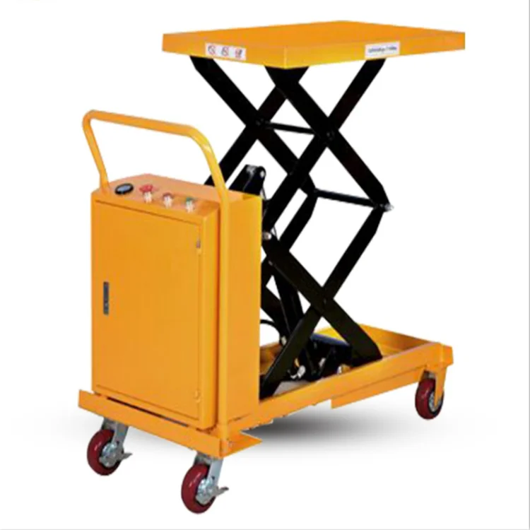 

New 300kg Manual Hydraulic Scissor Lift Platform Trolley for Sale