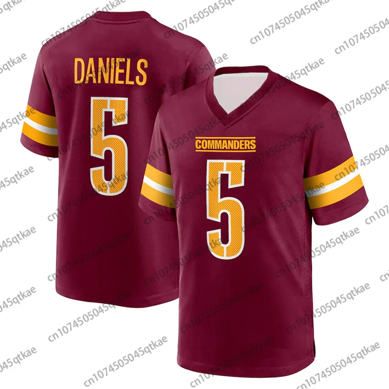 American Jersey SublimationFootball TShirt Washington Commanders No.17 Rugby Jersey Breathable Sports Large Size Unisex Tshirt