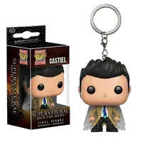 Supernatural 2024 New Character Castiel with Wing Sam KEYCHAIN Toy Dean Vinyl Figure Collection Pocket Key Chain Toys 1