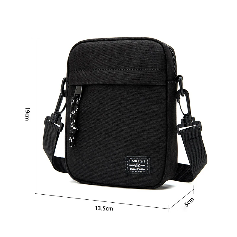 [Simple Mini Crossbody Handbags Bag Men's Nylon Shoulder Side Bag for Men Messenger Phone Sling Bag Husband  Chest Pack Wallet]