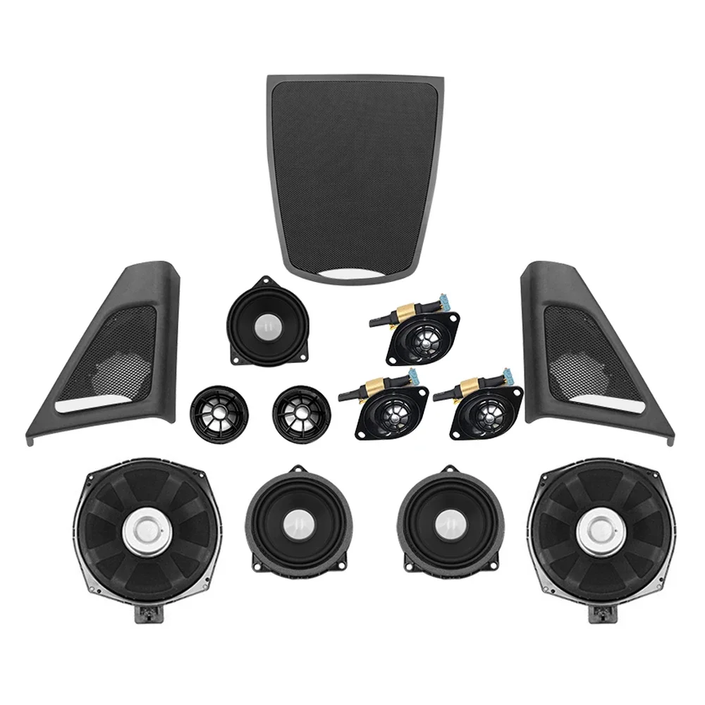 

Car Audio Speaker Kit For Bmw F10 F11 5 Series Tweeter Midrange Loudspeaker Subwoofer Bass Music Stereo Full Range HiFi Speakers