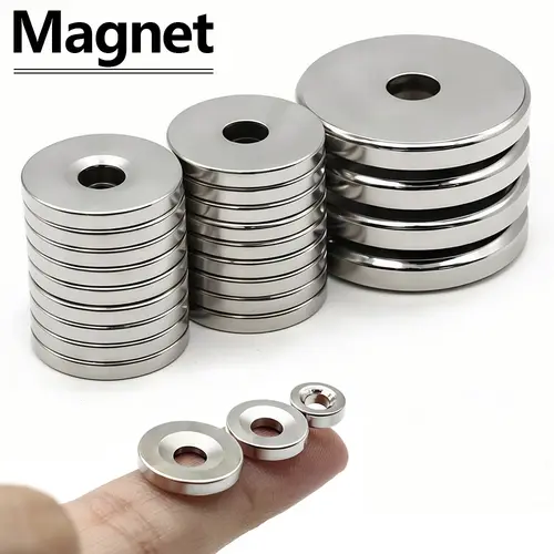 Super Powerful Round Magnet with holes Neodymium Magnet NdfeB N35 Strong Permanent Magnetic imanes Refrigerator DIY