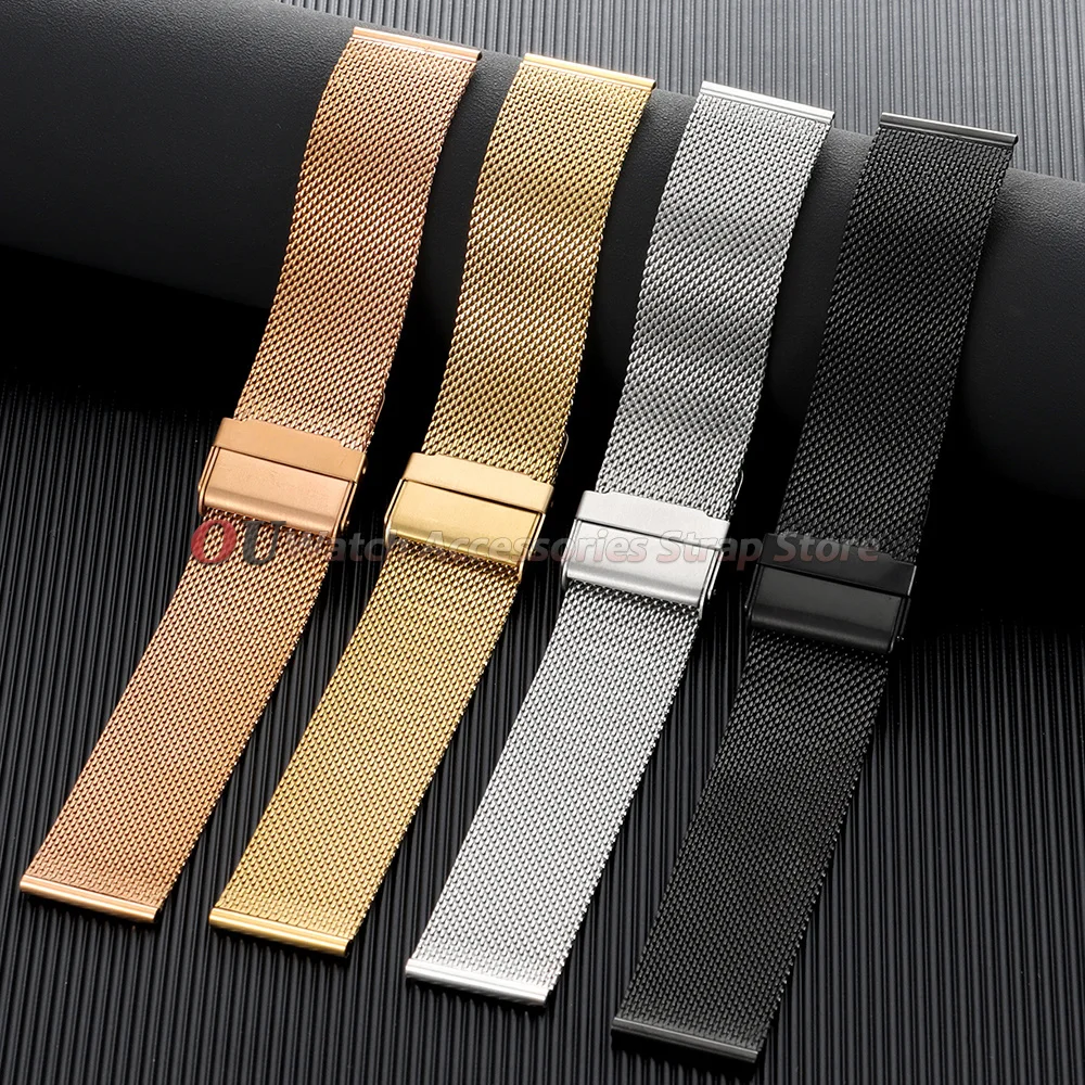 Premium Mesh Stainless Steel Quick Release Milanese Strap - Universal Fit Bracelet Bands