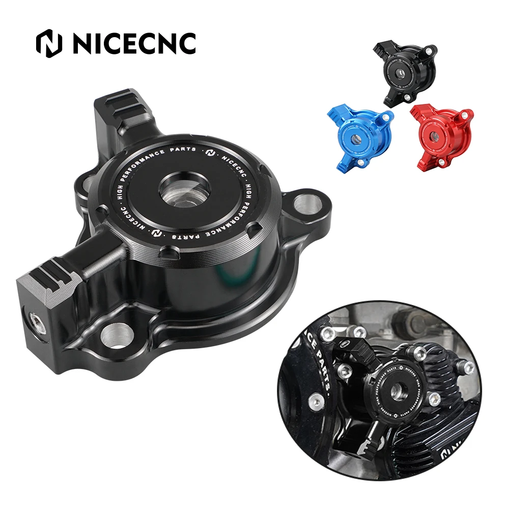 NiceCNC Transparent Oil Filter Cover For Yamaha YFZ450 2004-2017 450R RSE 2009-2022 YFZ450V 2006 450X 2010-2011 Billet Aluminum