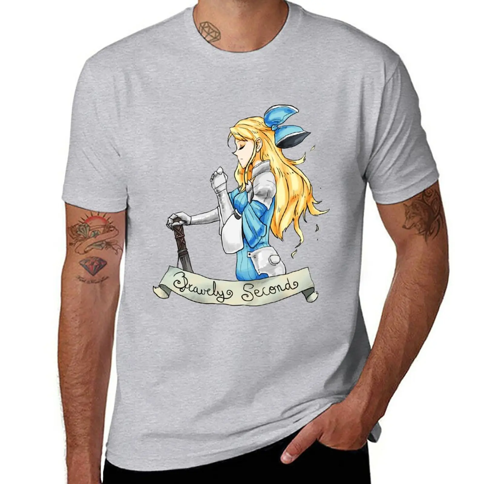 Edea Lee-T-Shirt Bravely Second Sport Fans Blanks Plus Size Top Customs Magliette Grafiche Da Uomo