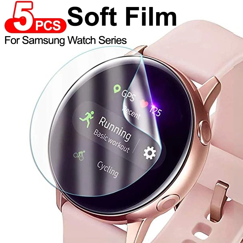 Soft Hydrogel Film For Samsung Galaxy Watch 4 5 Pro 40mm 44mm Watch4