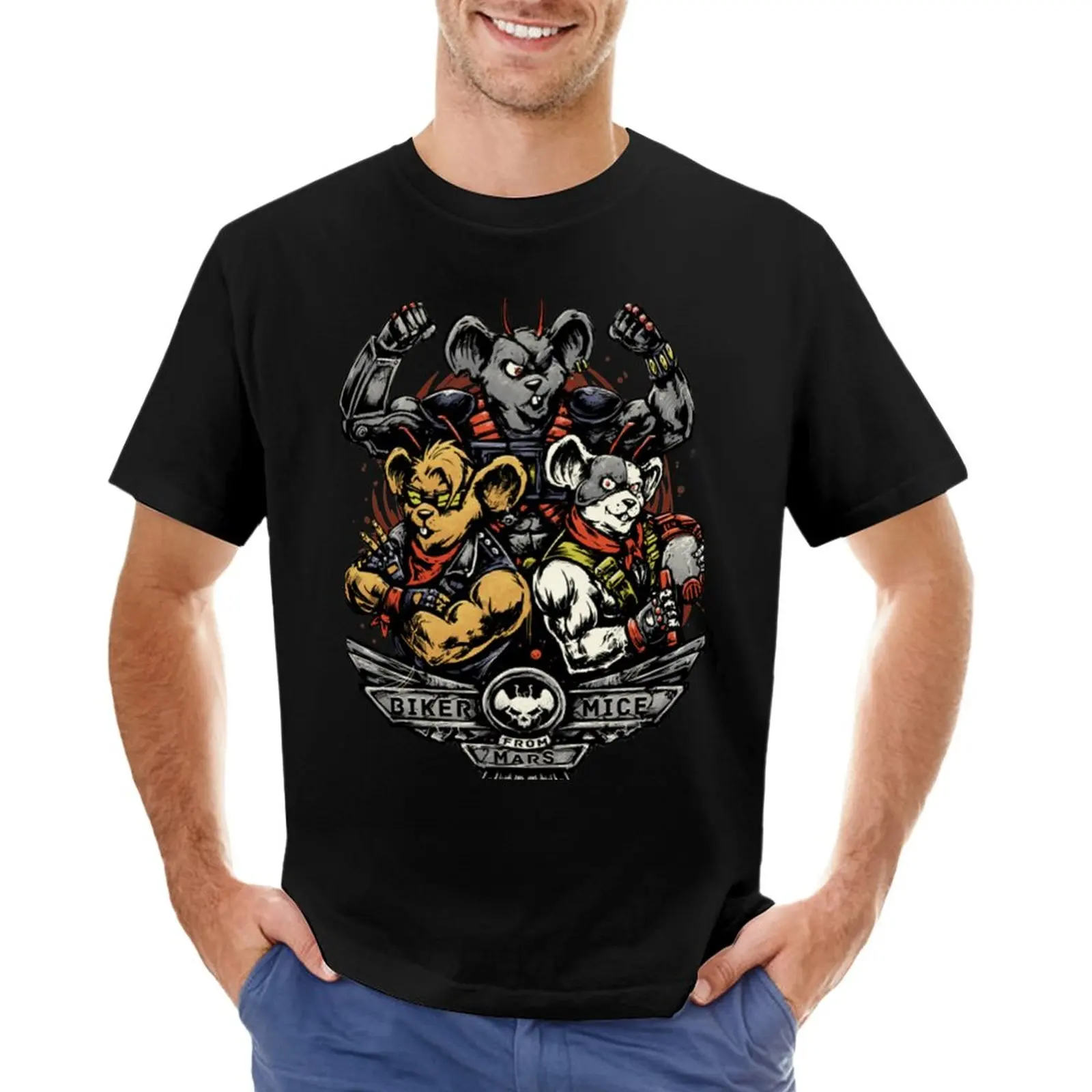 

Biker Mice From Mars T-Shirt boys animal print shirt plain t-shirt funny t shirts for men