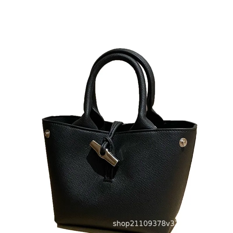 Hot selling Longxiang bag, carrying vegetable basket, handbag, lychee water bucket, bamboo knot crossbody bag 2