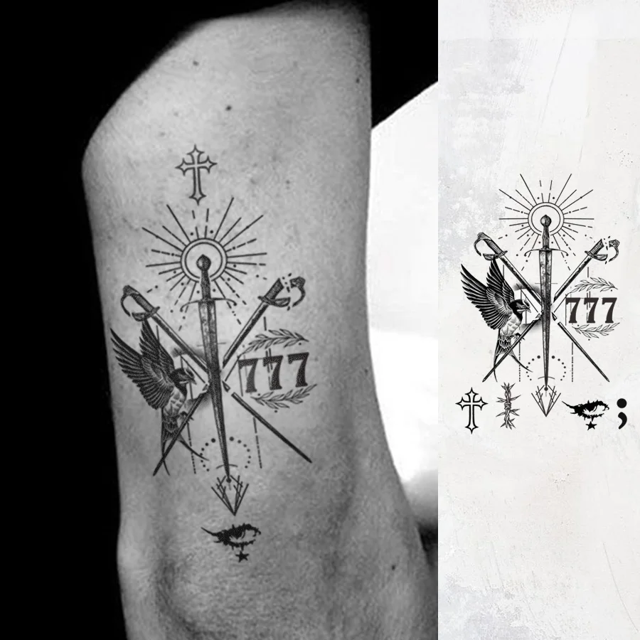 Warrior Tattoo And T-shirt Design. Gladiator Spartan Warrior Holding Sword  And Shield Tattoo Art. Symbol Of Bravery, Force, Army. Legionary Of Ancient  Rome And Ancient Greece Royalty Free SVG, Cliparts, Vectors, and, image size:900x900