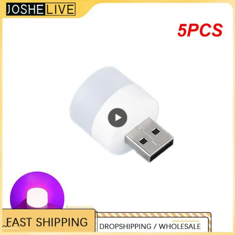 

5 шт., мини-светильник для чтения с USB-разъемом
