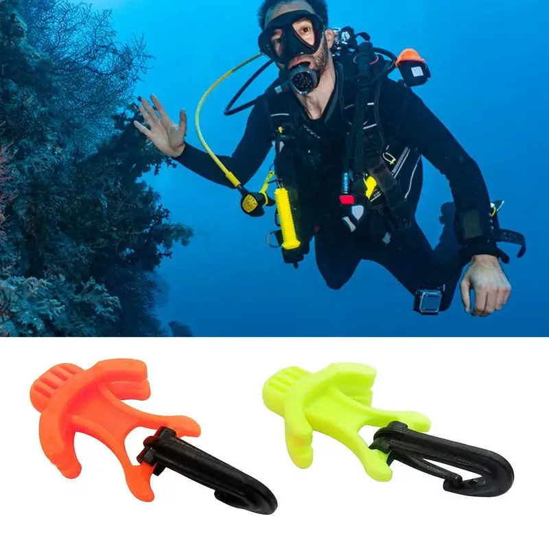 Scuba Dive Mouthpiece Holder For Regulator Octopus Retainer Clip Scuba Dive Mouthpiece Holder Dust Proof Scuba Diving Regulator