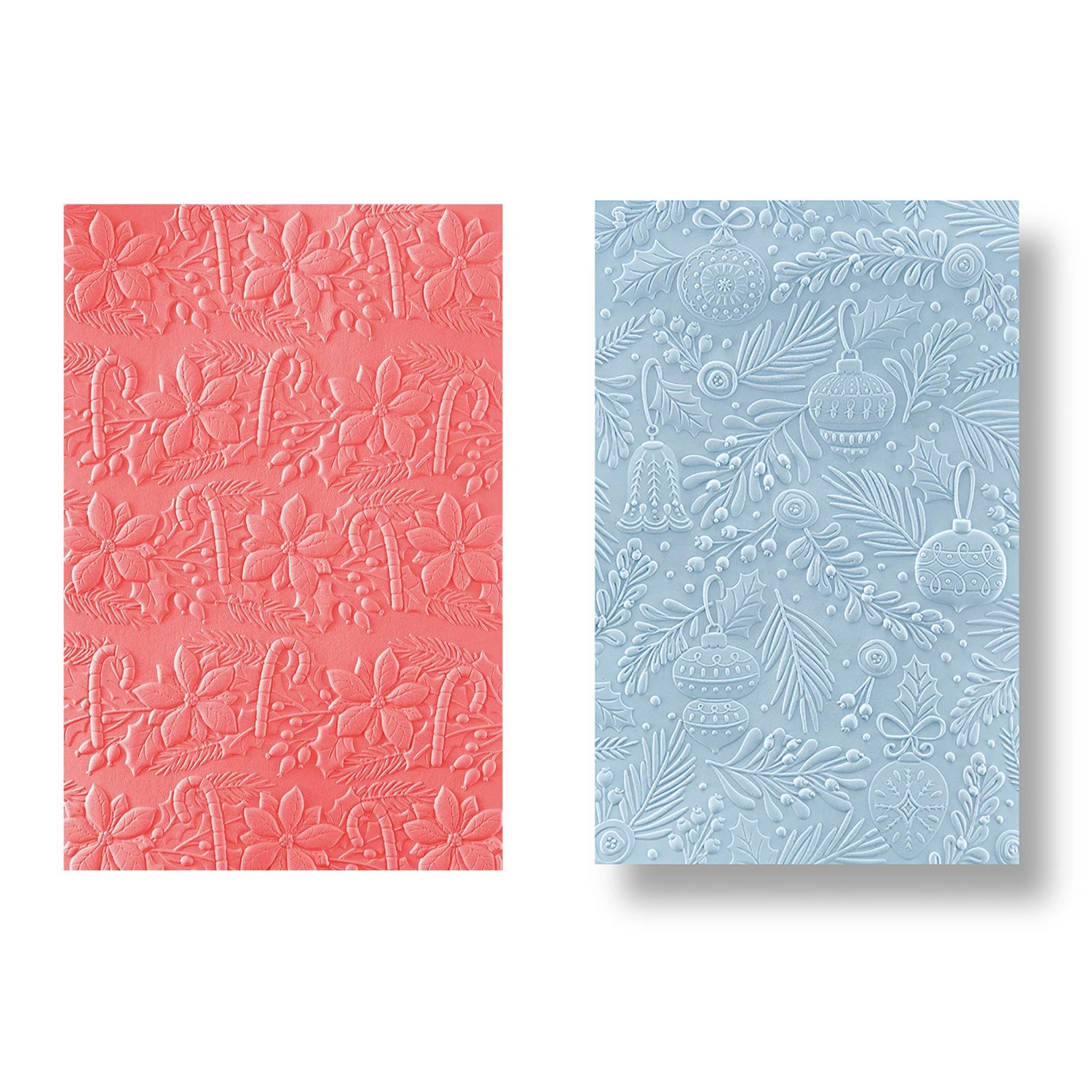 Joyful Candy Canes 3D Embossing Folder Christmas Adorning the Tree Background Pattern Templates Stencil for DIY Scrapbooking plastic embossing folder embossing folder