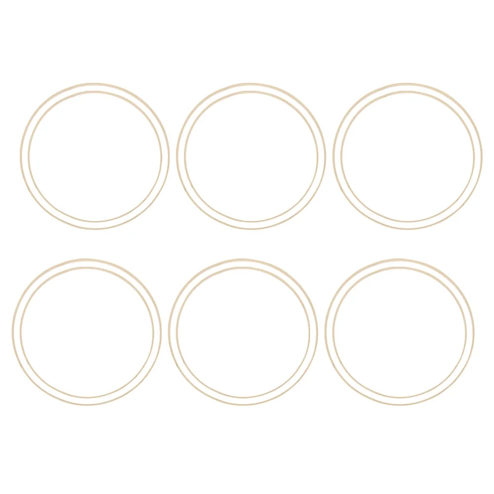 

12 Pcs Accessories for Bamboo Ring Wreath Making Lace DIY Dreamcatcher Material Rings Circle Frame