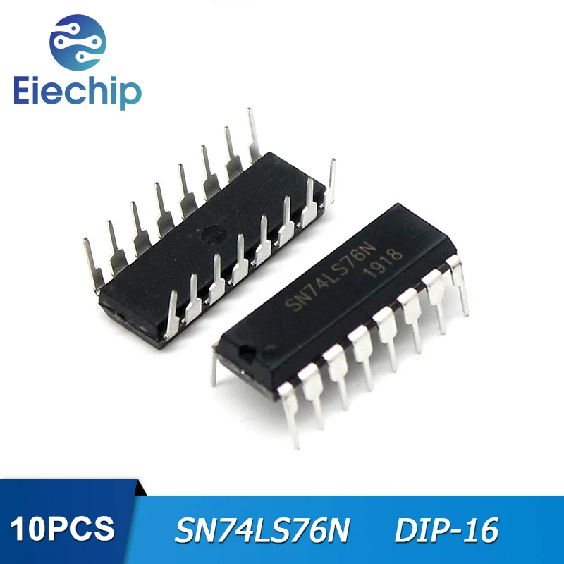 10pcs HD74LS76AP SN74LS76N 74LS76 74LS76N Dual JK Flip