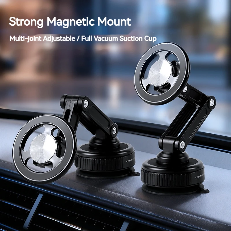 Universal Foldable 360° Magnetic Phone Holder with Suction Cup