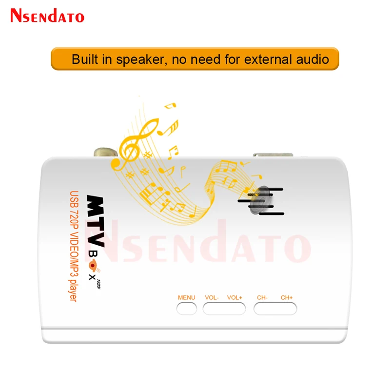 External TV Tuner VGA MTV Box for lcd monitor AV To VGA Receiver Tuner TV Set Top Box With Remote Control Support PAL/NTSC