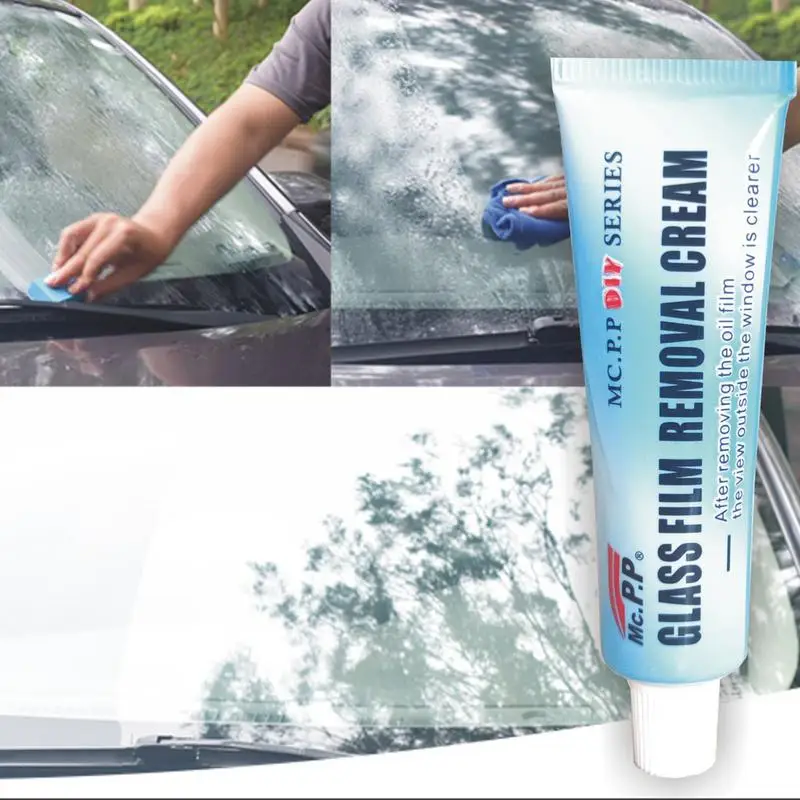 

Car Oil Film Remover Auto Powerful Waterproof Glass Paste Polishing Agent Universal Oil Film Remover For Window Front Windshield