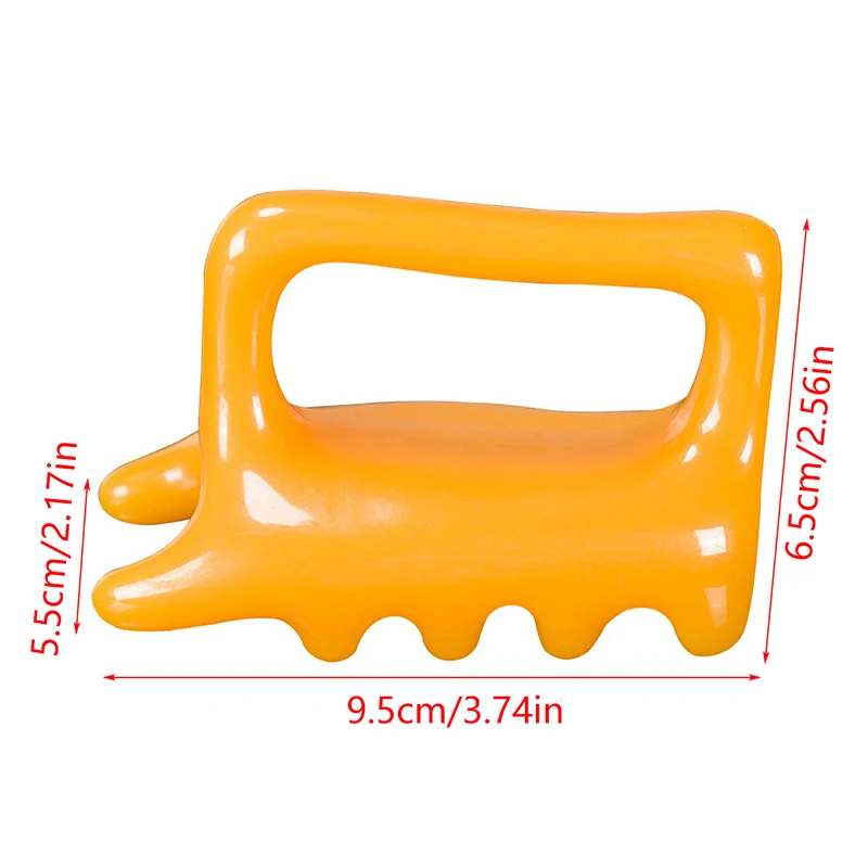Body Spine Vertebra Physical SPA Scraping Resin Body Massager Tool Pain Relief Back Care Manual Tool Health Therapy Gift