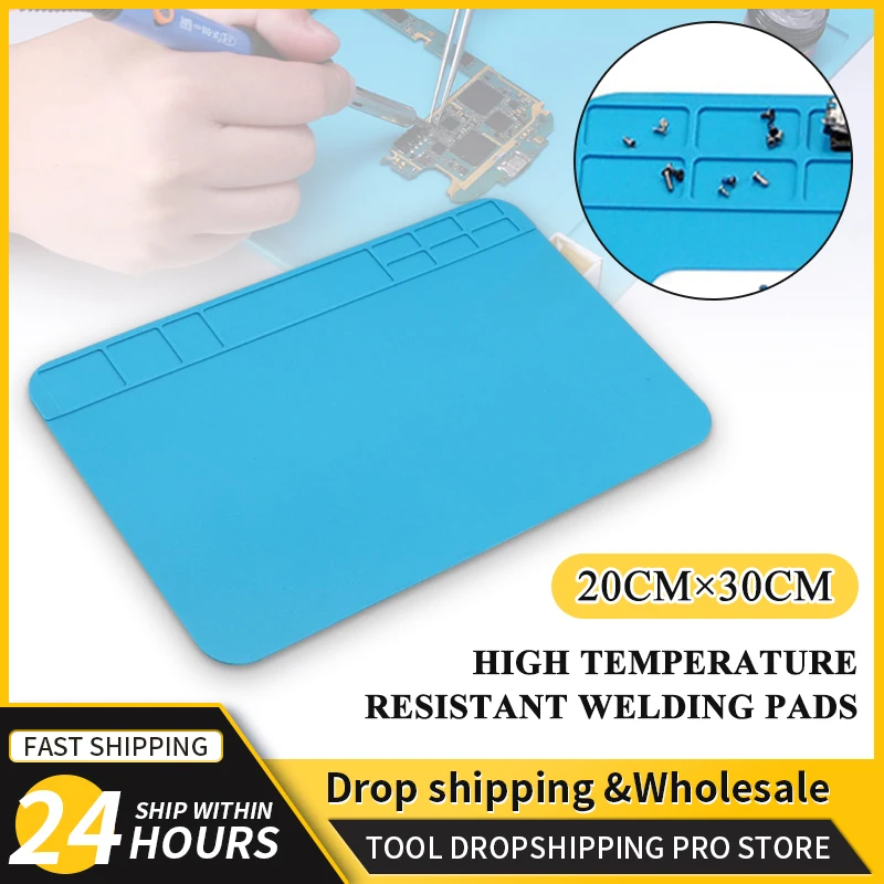 Repair Pad Silicone Soldering Mat Waterproof Electronic Equipment Repair Board Multi Component Placement Heat Insulation Pad