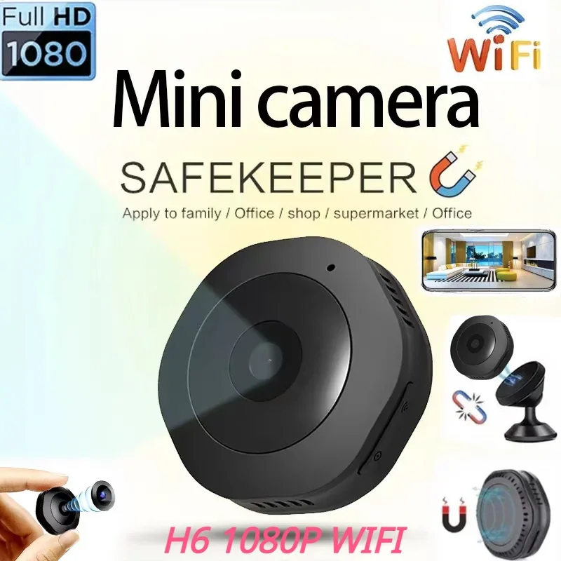 

Wifi Mini Camera 1080p HD Wireless Smart Home Device Cam Invisible Night Vision Camcorder Motion Detect Remote Monitor Recorder