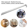 52cm Extra Long Shoe Horn Stainless Steel Silver Metal Shoes Remover Shoehorn Lifter Aid Slip Shoe Pull Tool 42cm 2
