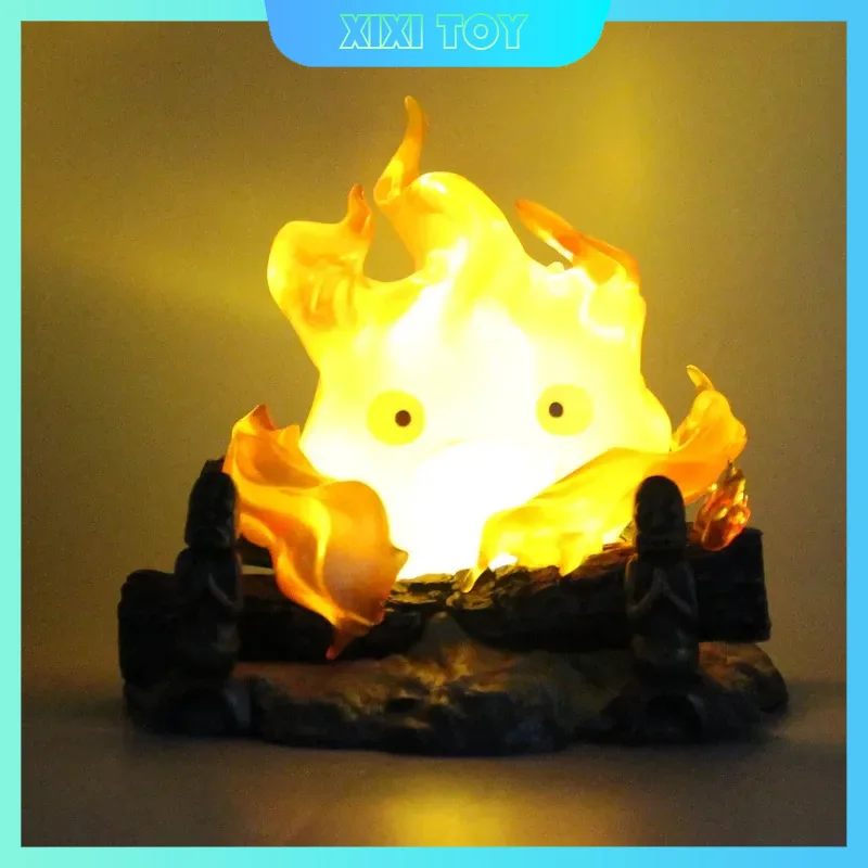 Objects Lamp Cartoon Cartoon Calcifer Anime 12cm Candle Desktop Action
