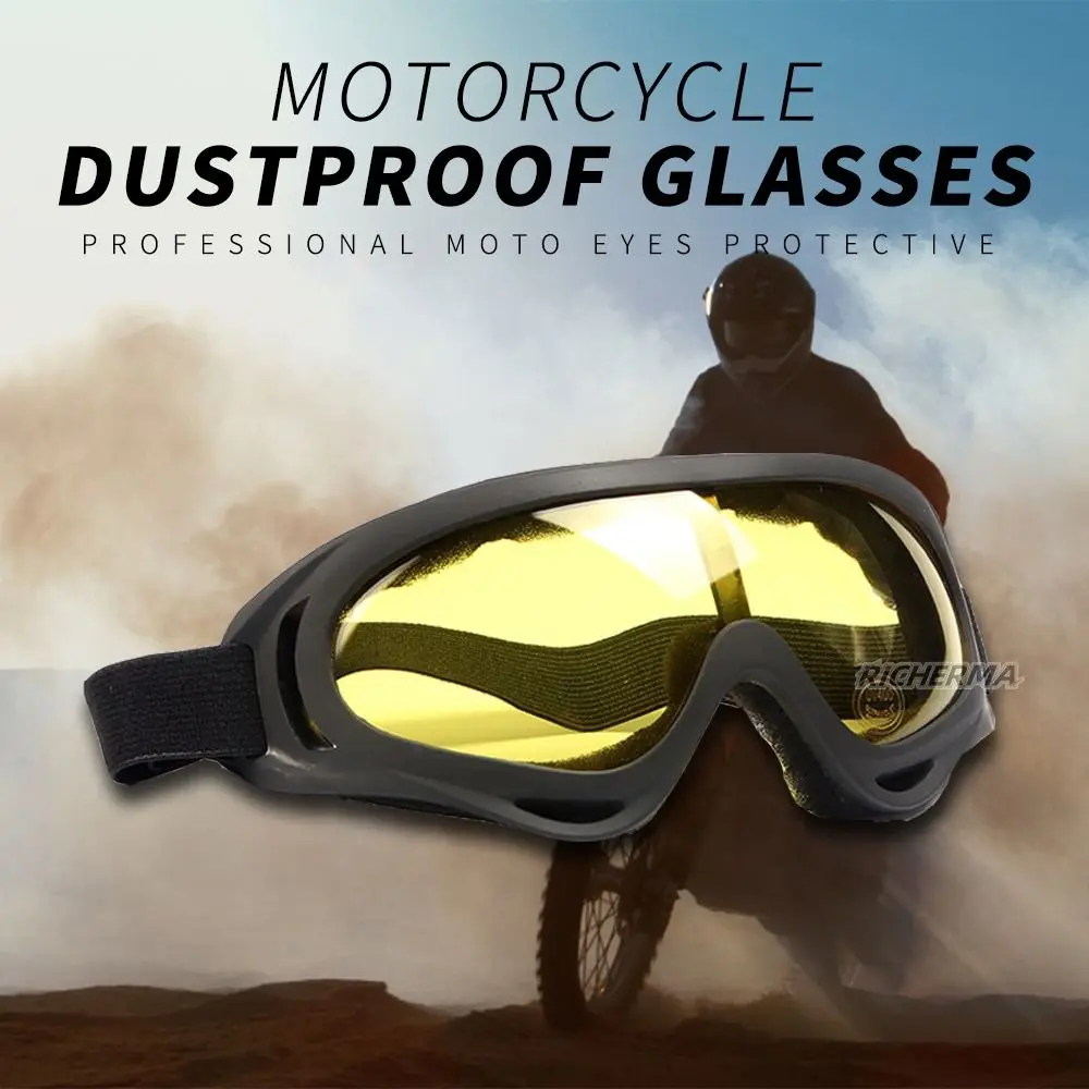 

Vintage Pilot Goggles Motor Protective Gears Glasses Eye Protection For Motorcycle Cruiser Cafe Scooter Motorcycle Accessories