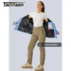 TACVASEN Women Winter Fashion Ski Snowboard Jacket Thermal Fleece Waterproof Fish Casual Work Rain Jacket Coat Windbreaker Parka 5