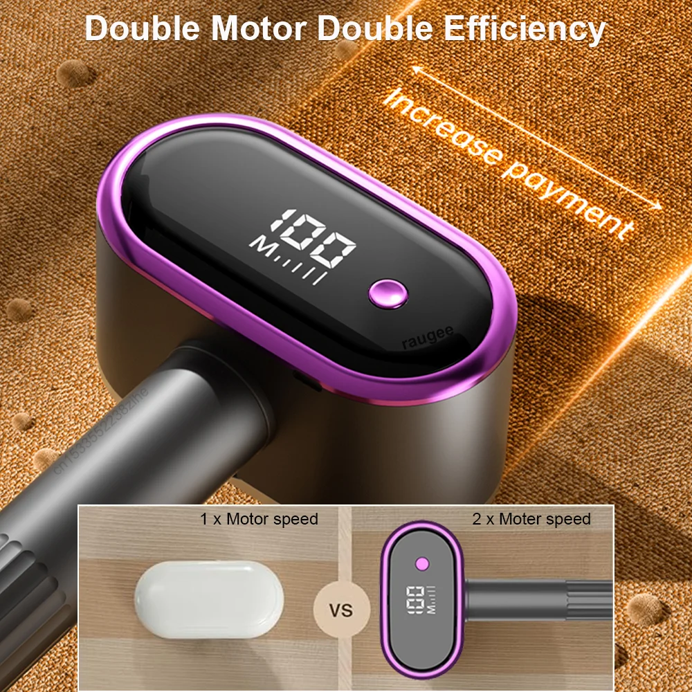Electric Clothes Lint Remover Hair Ball Trimmer USB Lint Shaver With Double Motor High-Speed Clothes Pellet Fluff Remover 2
