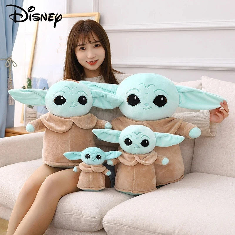 18Cm Disney Yoda Baby Peluche Master Aliens Farcito Anime Cartoon Baby Dolls Fill Toy Kawaii Gift Decorations Girls Kids Gift