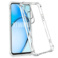 Shockproof Transparent Airbag Phone Case - Soft TPU Clear Back Cover for oppo A79 4G