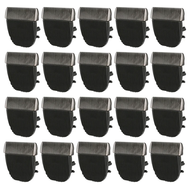 20X Ceramic Titanium Knife Pet Dog Hair Trimmer Blade Clipper Head For Baorun P2 P3 P6 P9 S1 LILI ZP-295 ZP-293 4 pet clipper dog hair trimmer pet hair trimmer dog clipper dog clipper blades clipper replacement parts