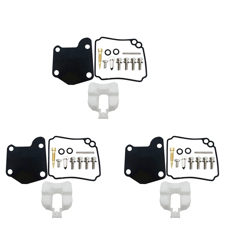 

Набор для ремонта карбюратора лодочного мотора 3X 63V-W0093-00 для Yamaha 2-тактного подвесного двигателя 9.9HP 15HP
