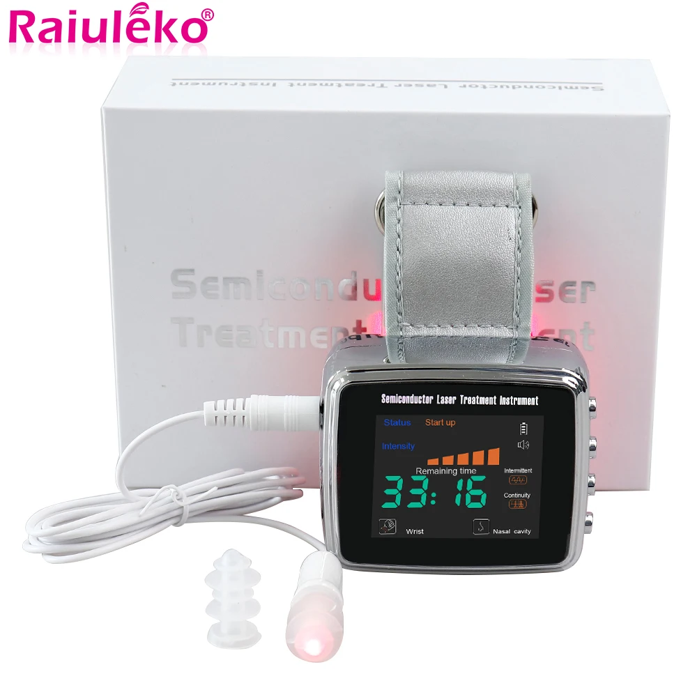 Advanced 650nm LLLT Laser Therapy Wrist Device for Professional Physiotherapy and Relaxation