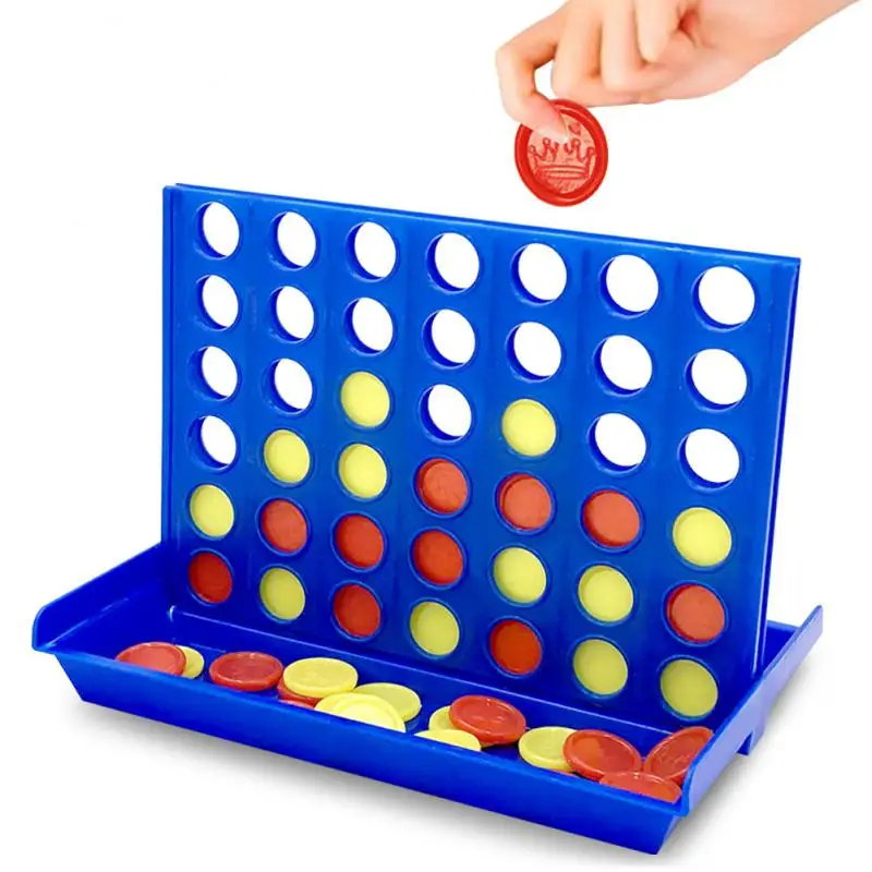 Foldable Connect 4 In A Line Board Game Classic Party Chess Family Toy Early Educational Puzzle Children Thinking Training Gifts 2