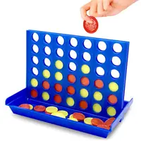 Foldable Connect 4 In A Line Board Game Classic Party Chess Family Toy Early Educational Puzzle Children Thinking Training Gifts 2