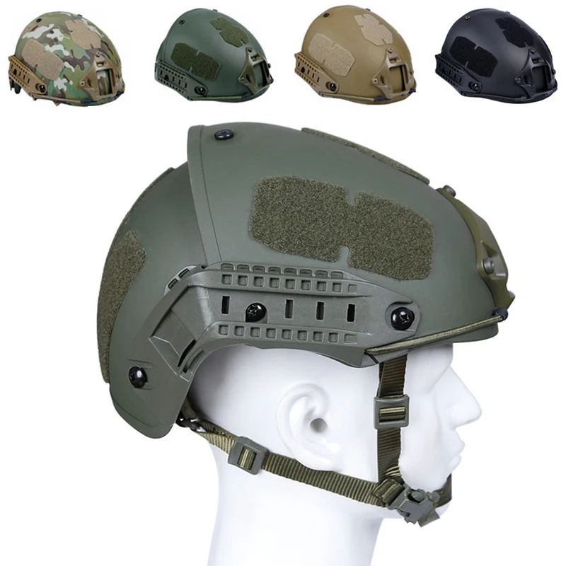 Casque tactique militaire Airsoft Gear Paintball Protecteur de tête avec  vision nocturne