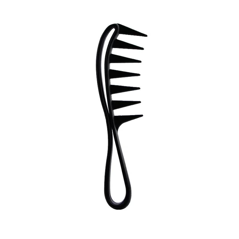 1/2pcs portable plastic thickened oil comb set wide toothed comb classic oil styling hair brush Real hair wigs hair styling tool hair styling comb