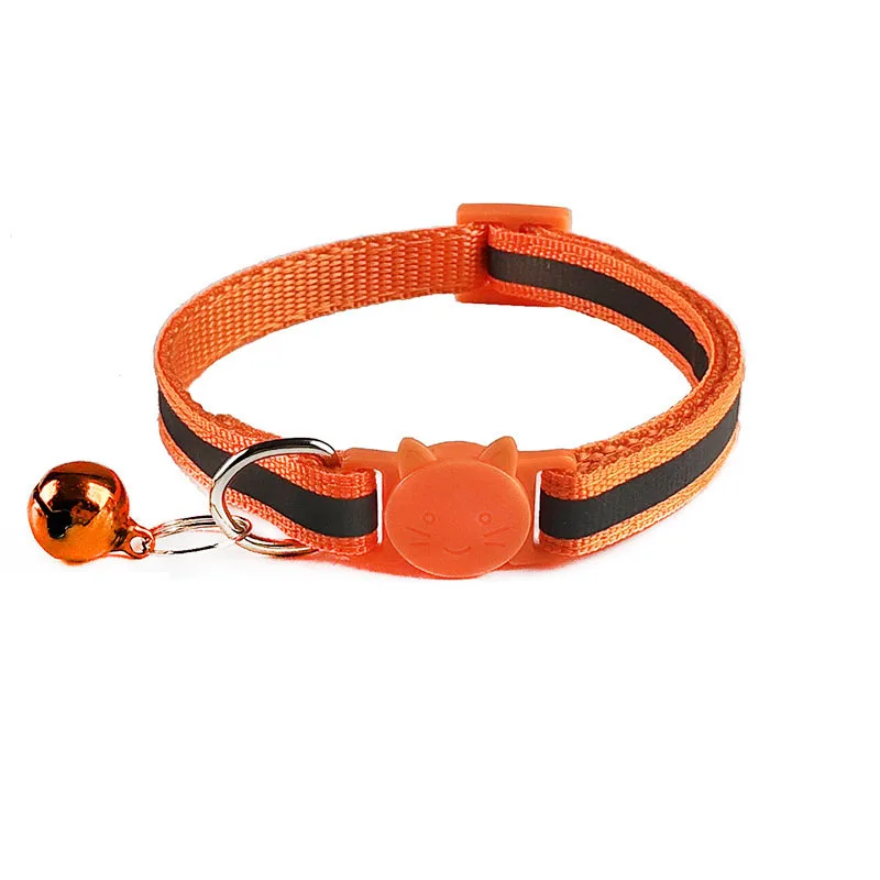 12PCS Safety Break away Cat Collar Kitten Small Cat Reflective Quick Release 2